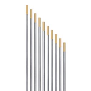 Électrodes en Tungstène WL15 Or 